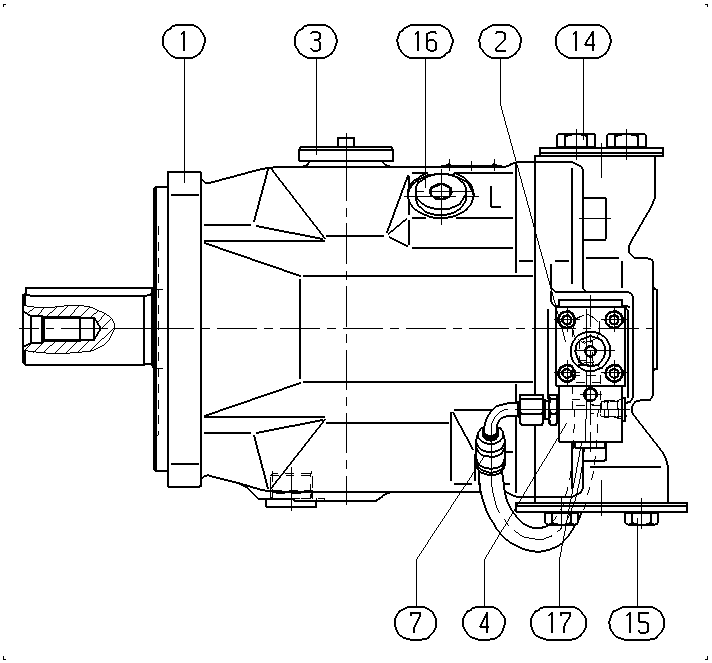 A A10VSO140 DFEH/31R-PPB12N00 -SO479 — Zeichnung