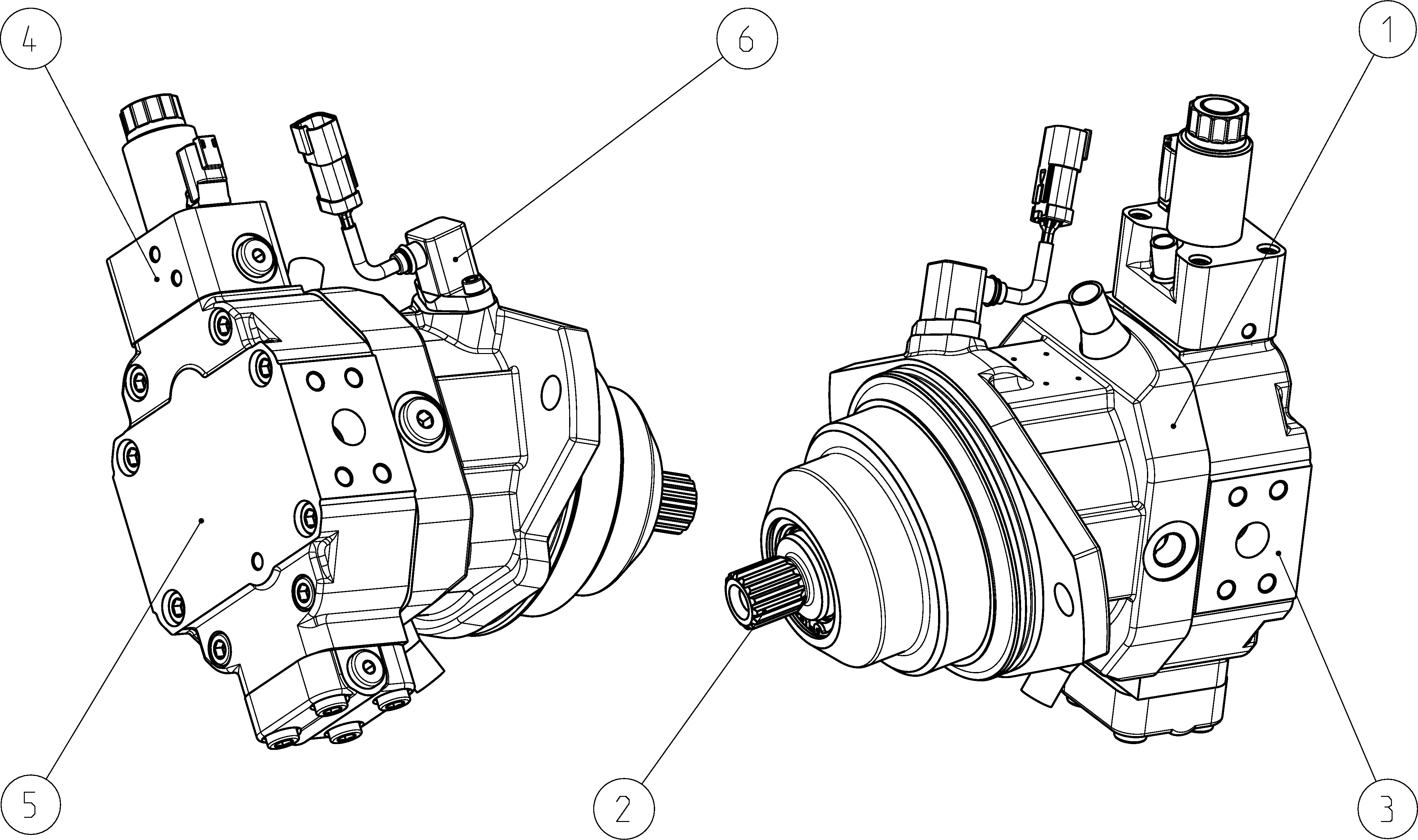 A6VE55EP2/63W-VZL020HPB — Zeichnung