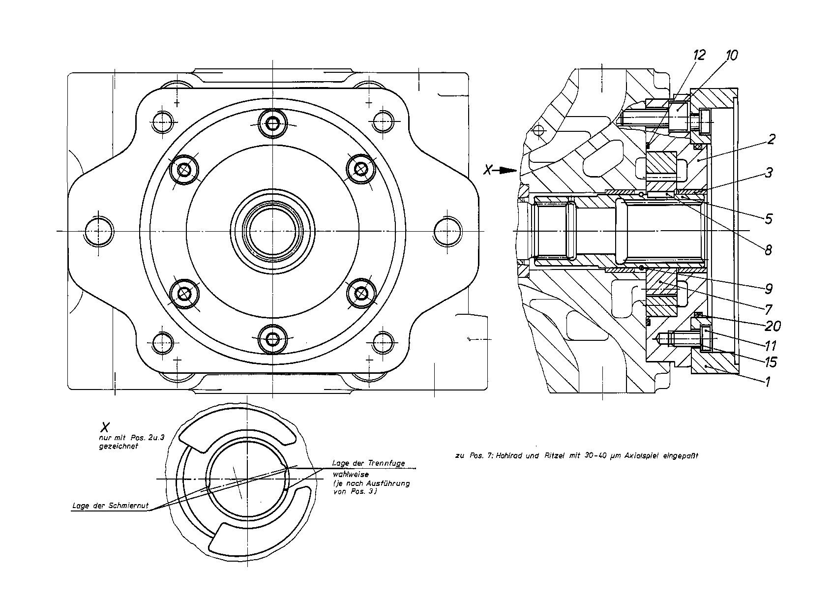 INTERNAL GEAR PUMP — Zeichnung