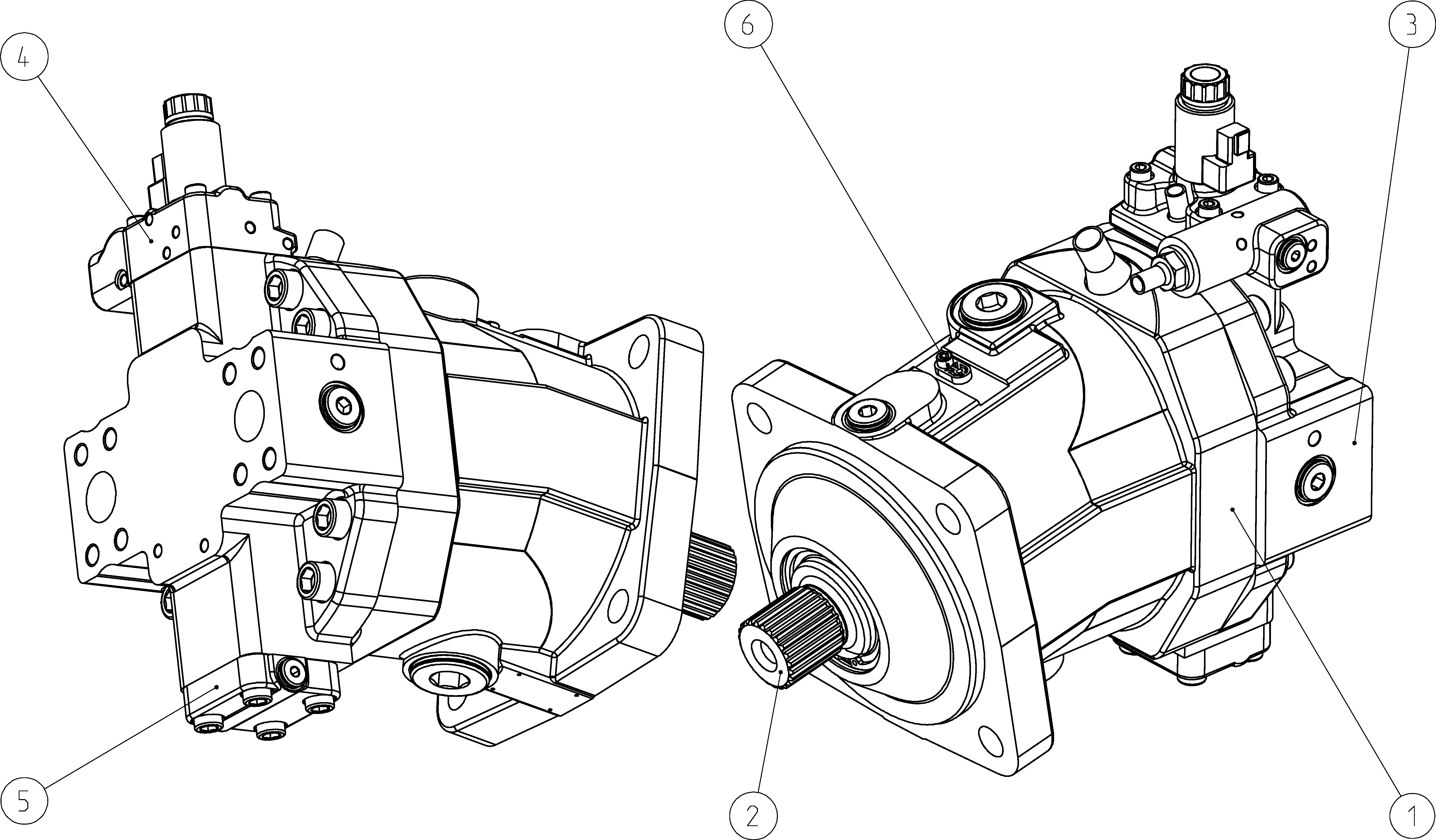 A6VM215EP6D1P001D/71MWV0S4A210U-Y — Zeichnung