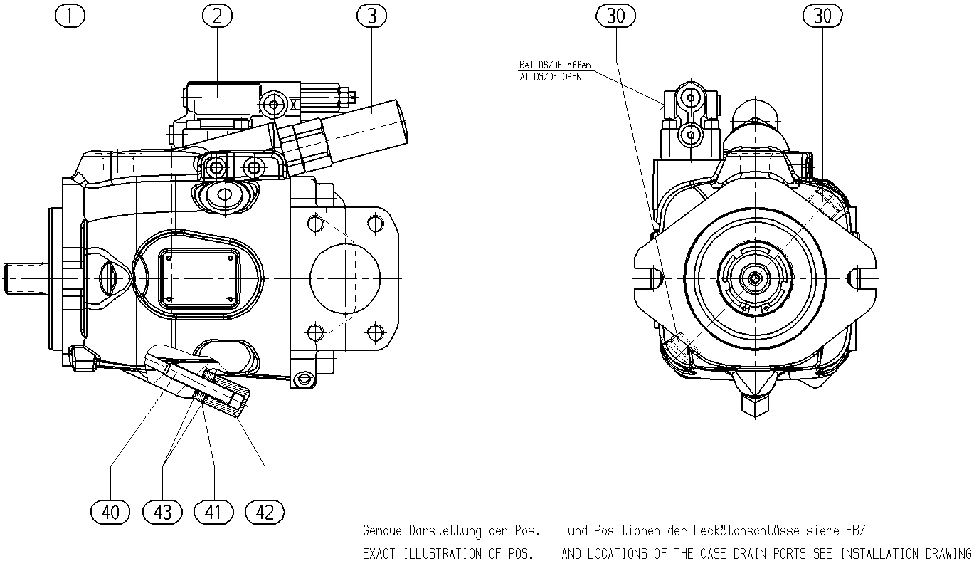 A A10V O 45LA7DS/53R-VUC62N00 -S2378 — Zeichnung