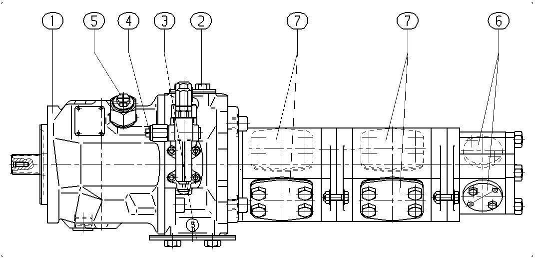AL A10V O 45 DRG /31R-PRC12H00 — Zeichnung