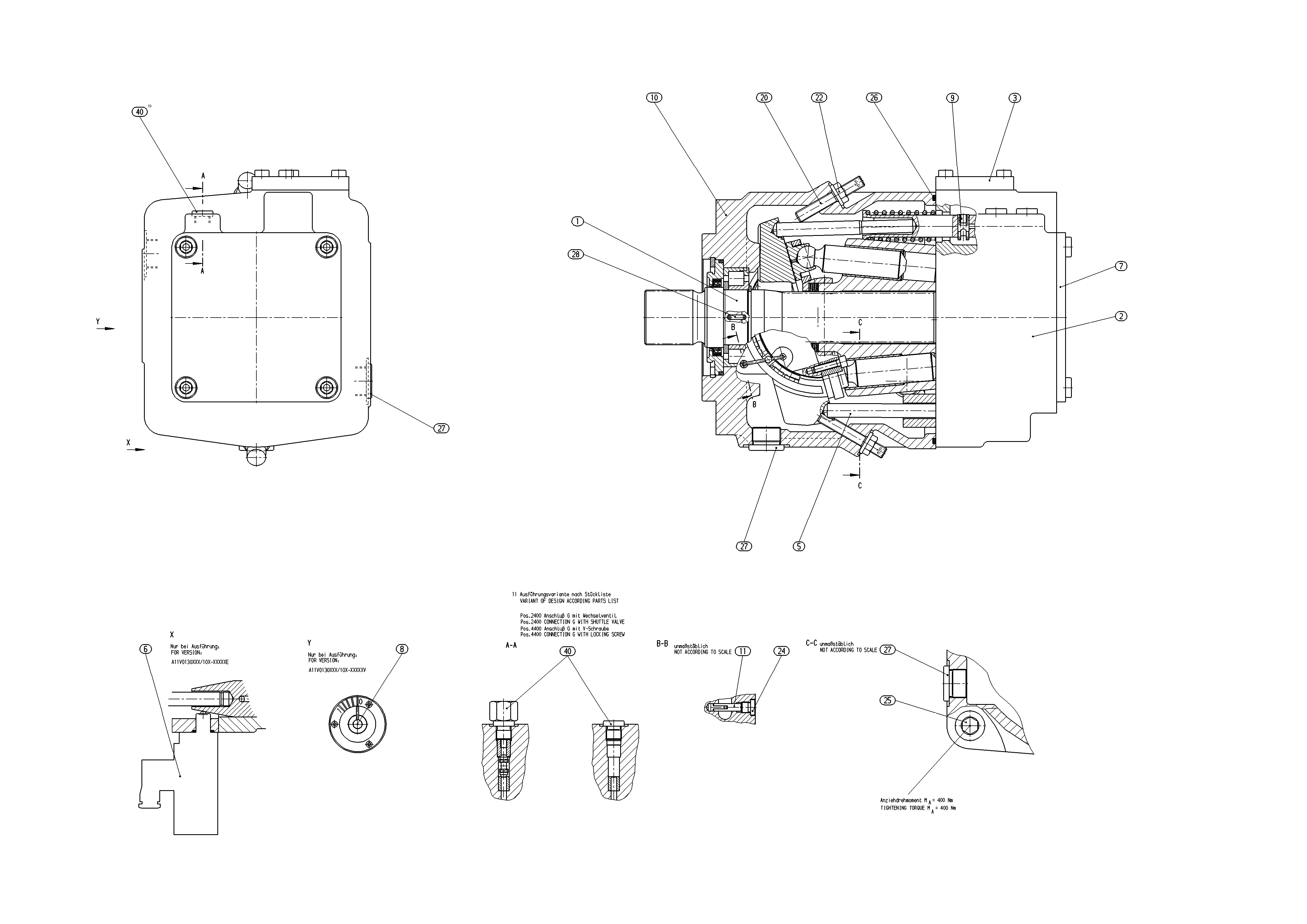 AA11VO130NV/10R-NSD62N00-S — Zeichnung