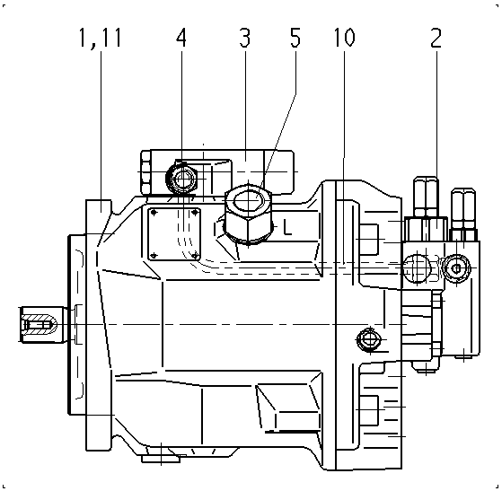AA10VO100DFLR/31L-VUC11N00 — Zeichnung