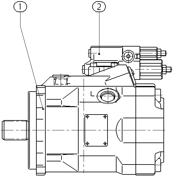 A A10V O 60 DFR /52L-VSD61N00 — Zeichnung