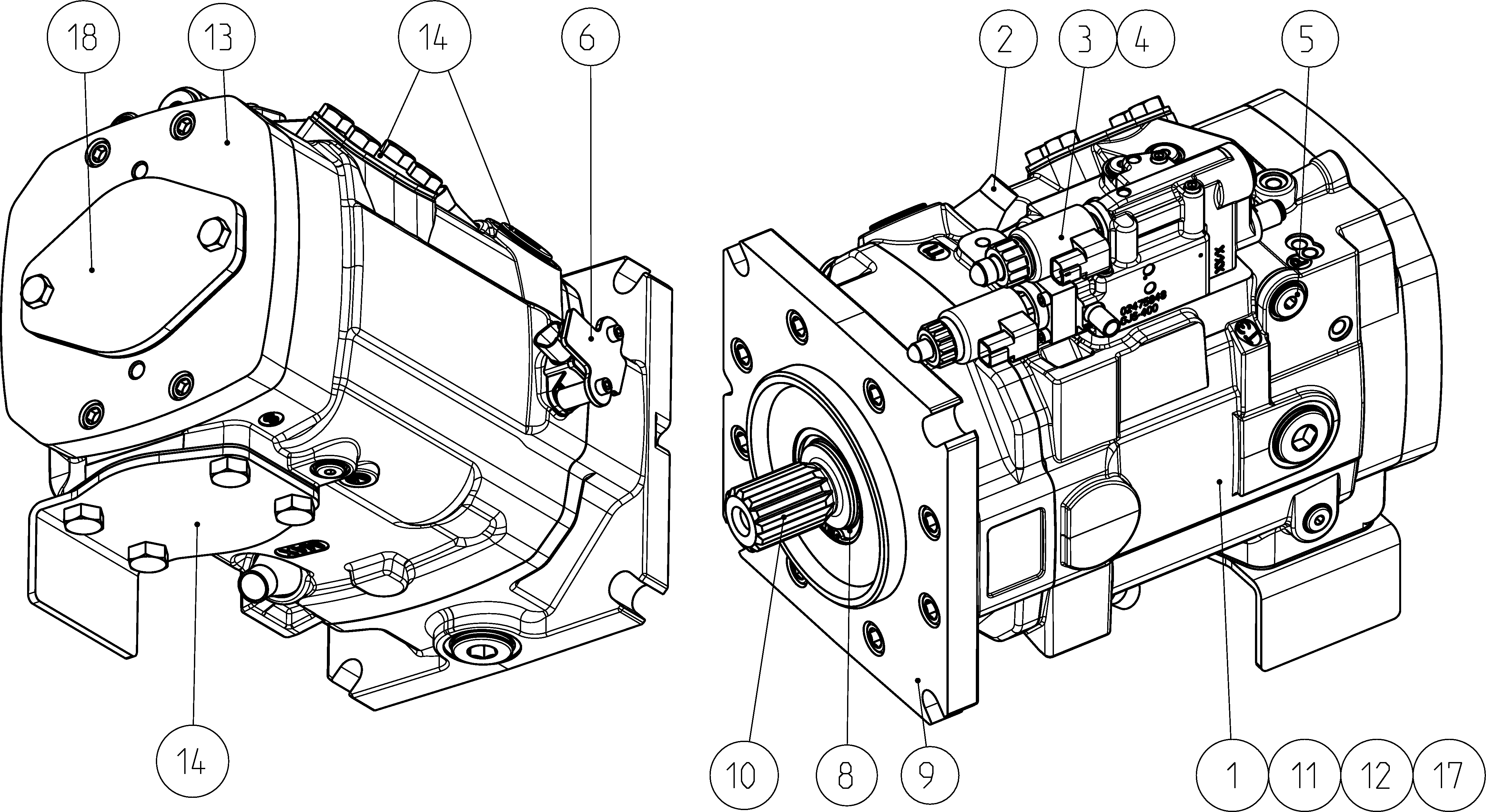 LA11VLO175E4DGT8APB/40MLVE4T11SB3S50-SE — Zeichnung