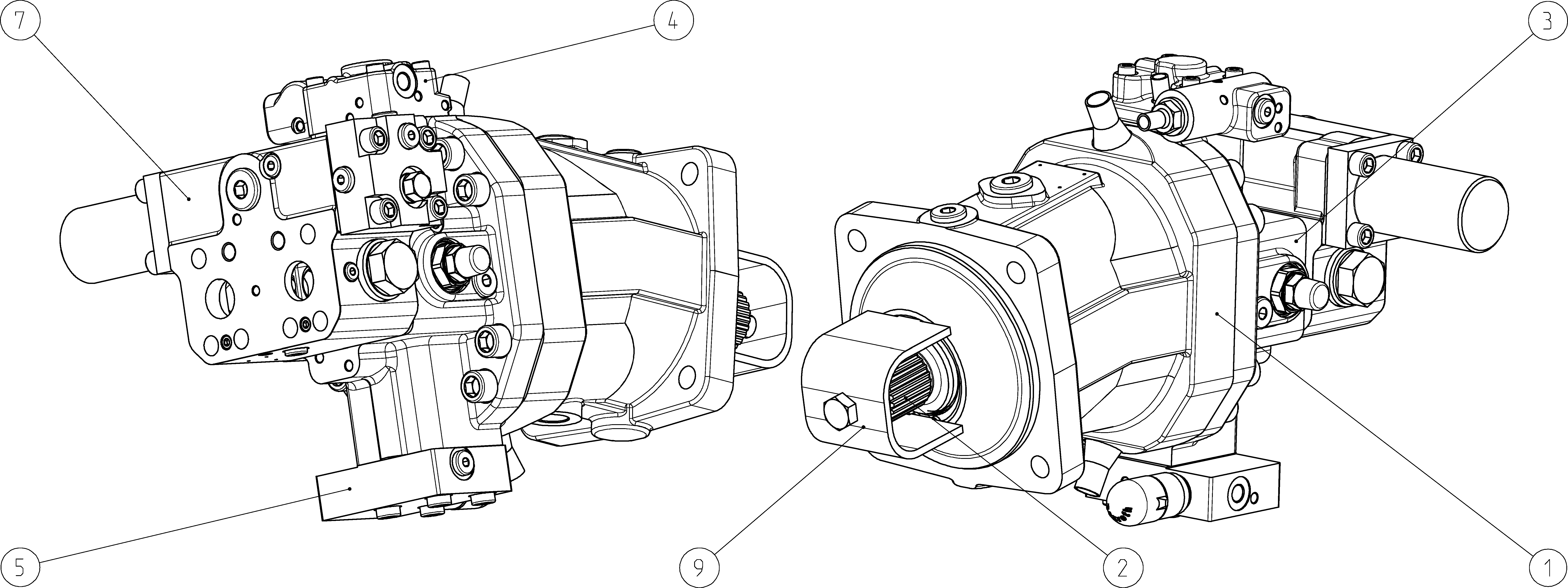 A6VM160HD2D/63W-VAB38800B-S — Zeichnung