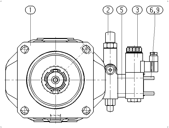 AAA10VSO140DR/31R-PKD62N00-SO904 — Zeichnung