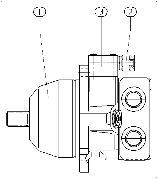 A A10V E 45 HZ /52W1-VRF66N000 — Zeichnung