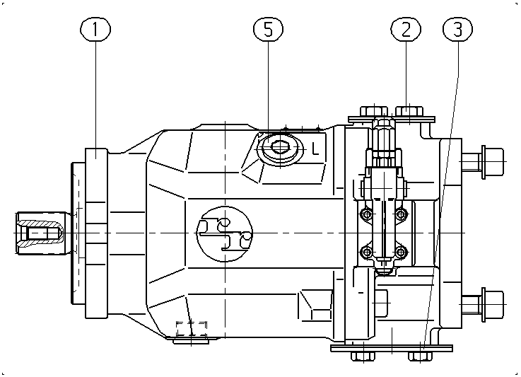 AL A10V O100 DR /31R-PSC12K07 -SO420 — Zeichnung