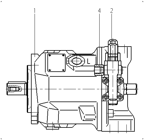 A A10VSO 28 DRG /31R-VPA12N00 — Zeichnung