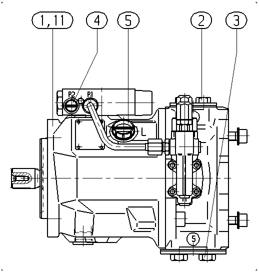 AL A10V O 45 DFSR/31R-PSC62K01 -SO776 — Zeichnung