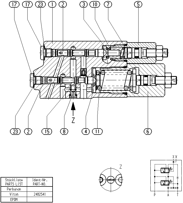 CONTROL VALVE — Zeichnung