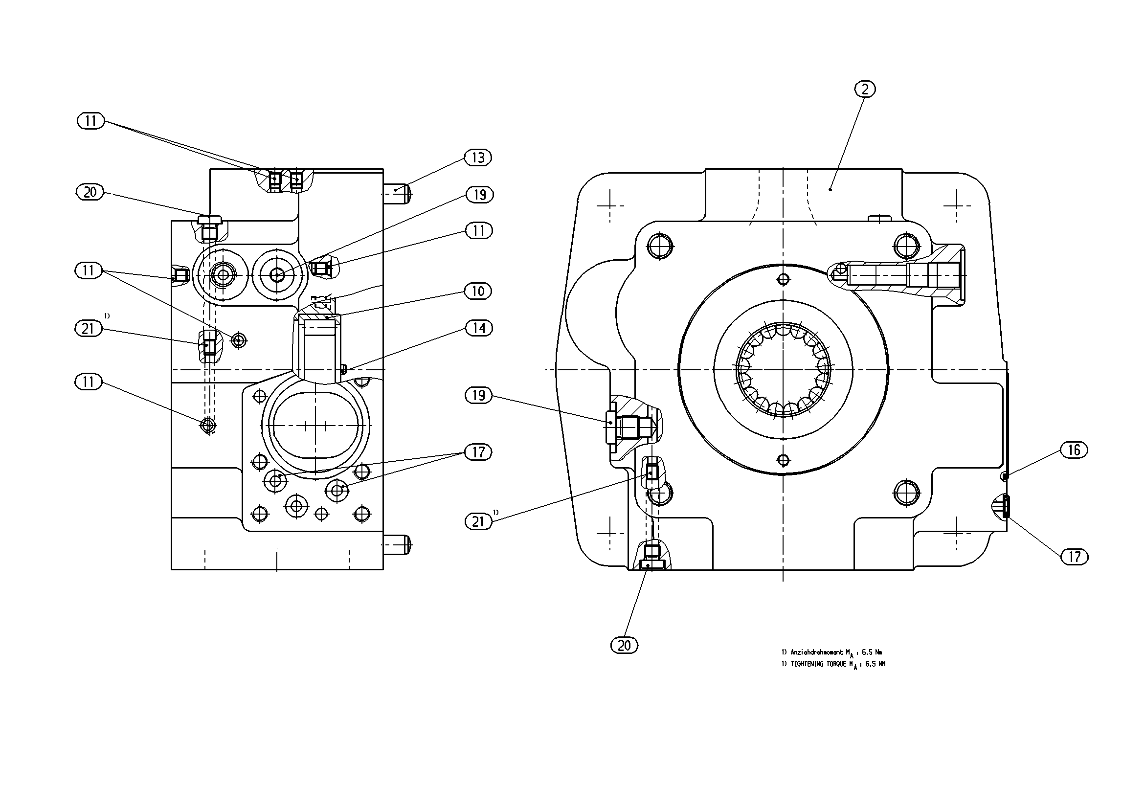 CONNECTION PLATE, RL — Zeichnung