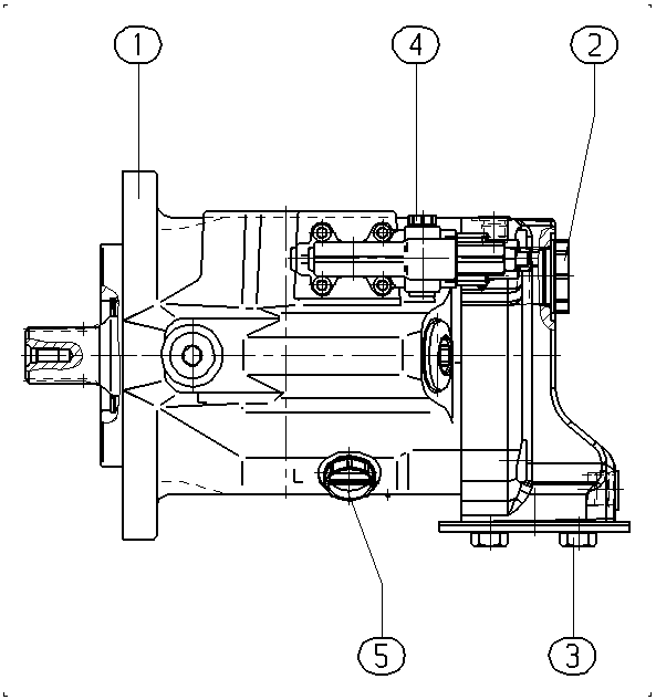 AL A10V O 85 DFR1/52R-VWC46N00 -S1679 — Zeichnung