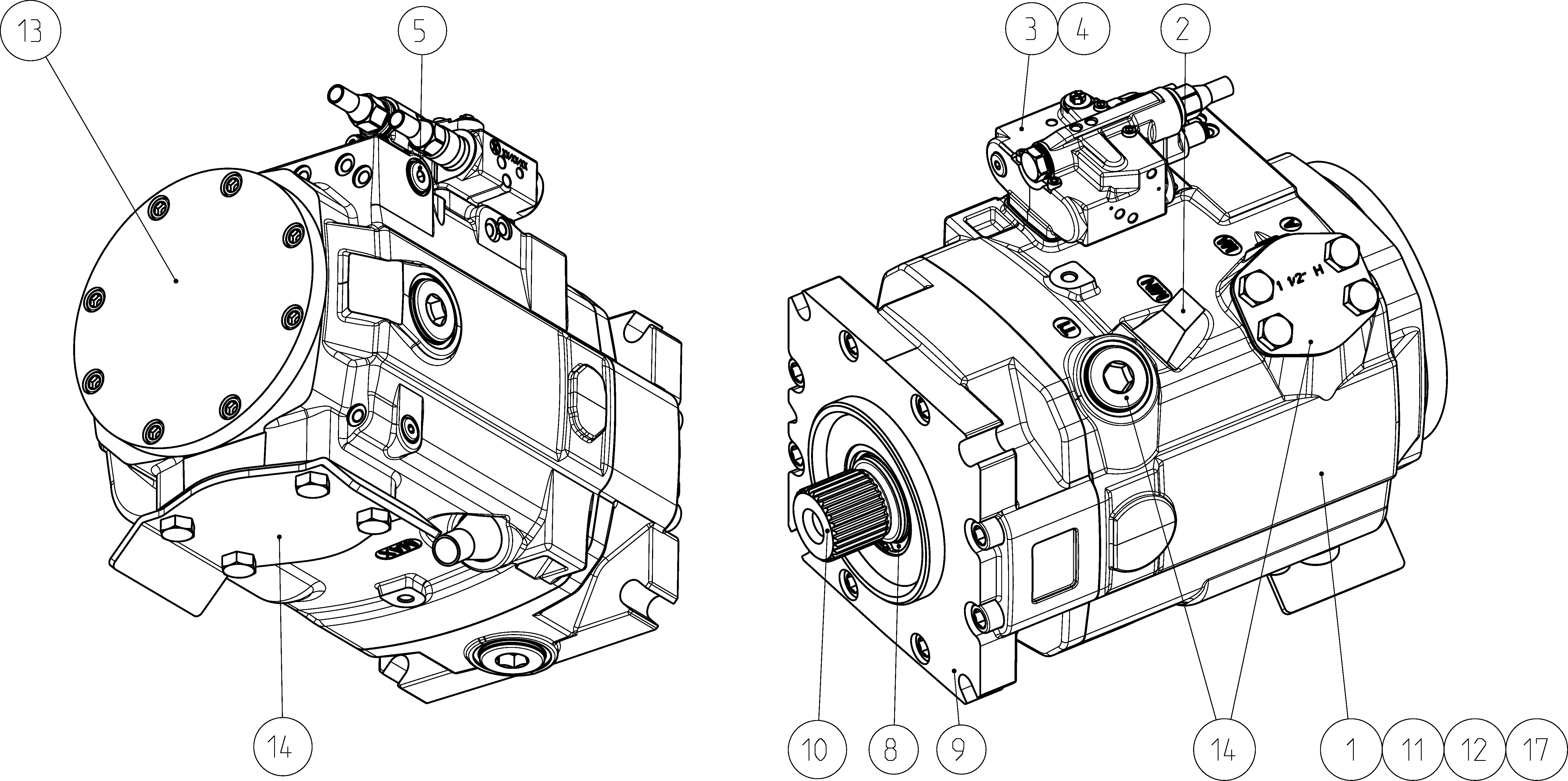 LA11VLO280LRS0A00/40MRKE4A41SU0000-S — Zeichnung