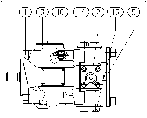 AA10VSO18DFEH/31R-PPA12KC1 — Zeichnung