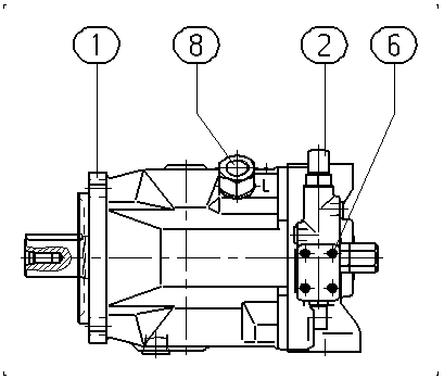 AAA10VSO140DR/31R-PKD12N00 — Zeichnung