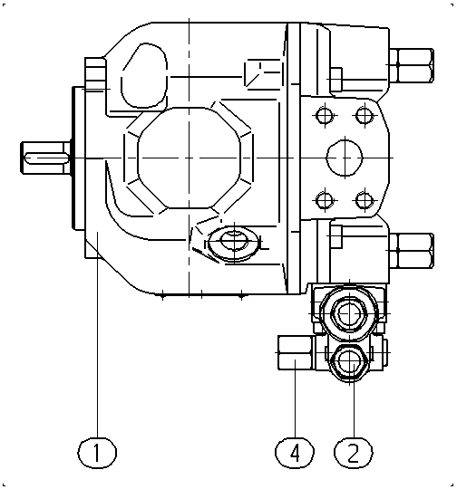 A A10VSO 18 DRG /31R-PPA12N00 -S1413 — Zeichnung