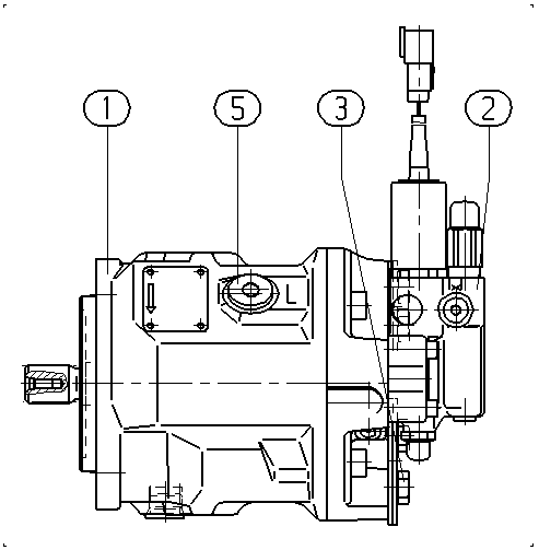 APA10VO100ED61/31R-PUC61N00-SO805 — Zeichnung