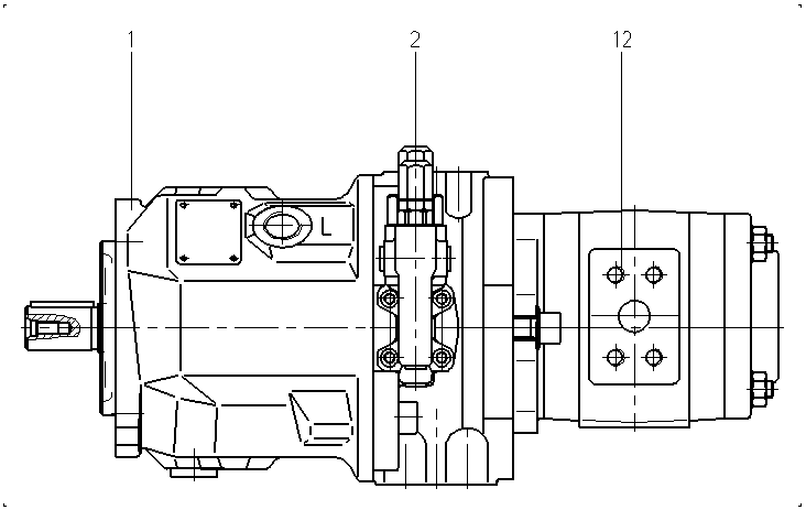 A A10VSO 71 DR /31R-PPA12V70 — Zeichnung