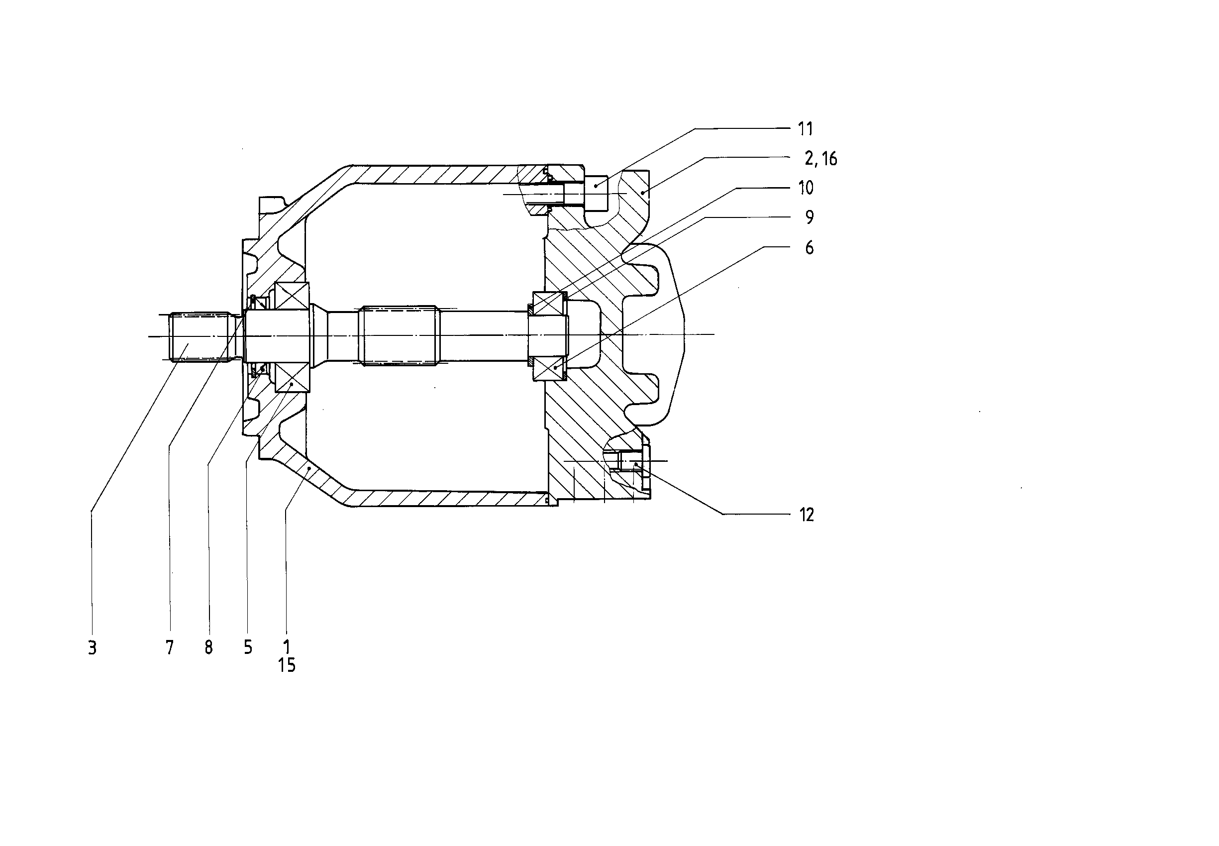 G A10V O 45 OV /3XR-PSC62N00 MESSEMOD. — Zeichnung