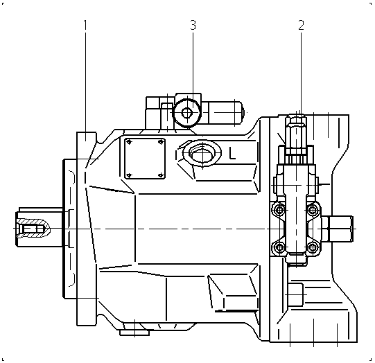 AAA10VSO100DR/31R-PKC62N00-SO23 — Zeichnung