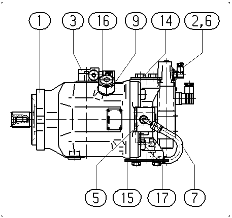 AA10VO100FE1/31L-PSC12N00-SO203 — Zeichnung
