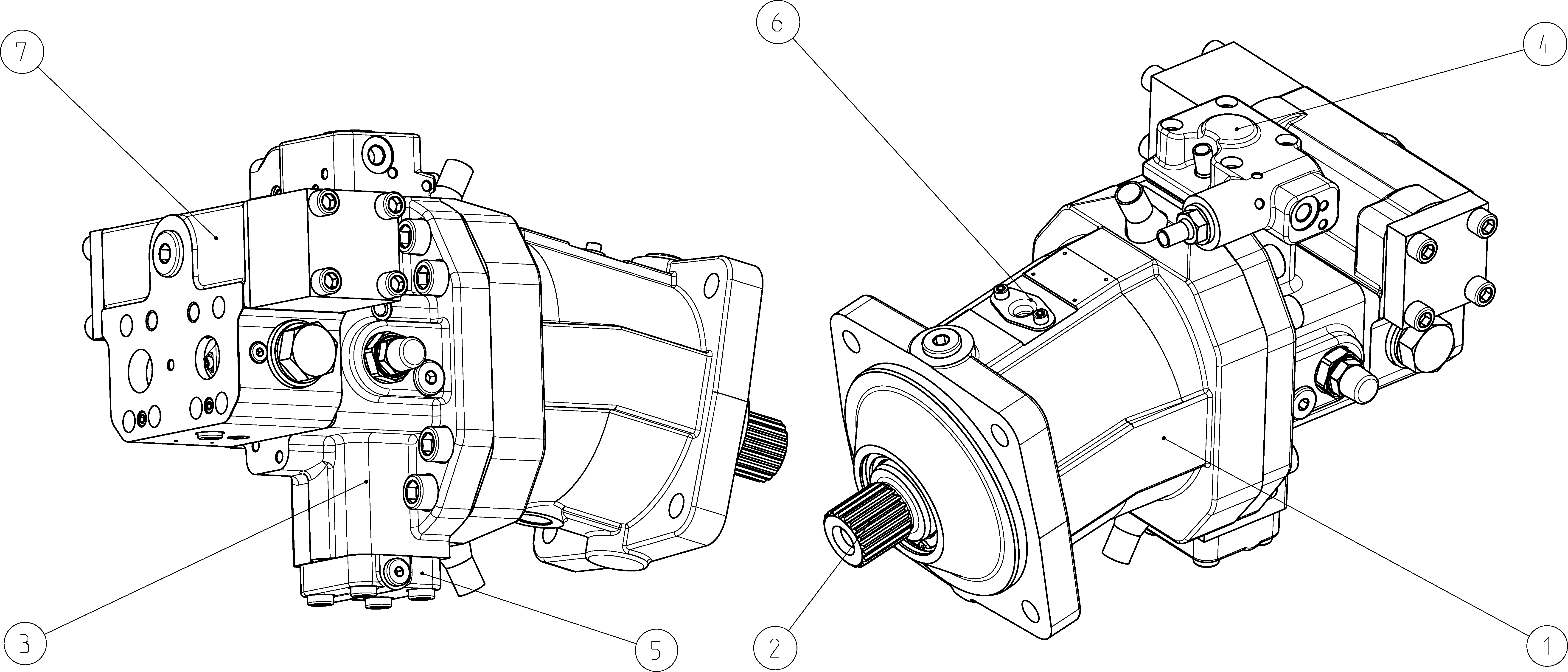 A6VM140HD2D/63W-VZB388F0B-Y — Zeichnung