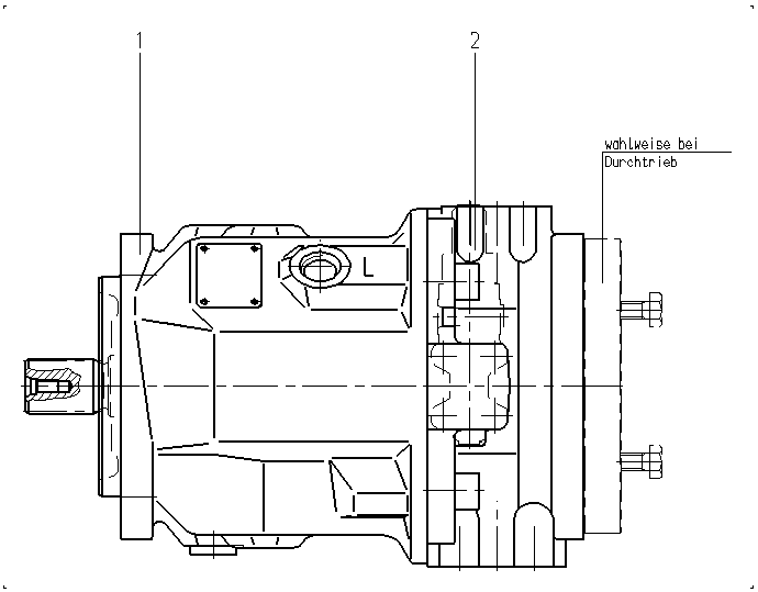 A A10V O 45 DRG /31L-PSC62K01 — Zeichnung