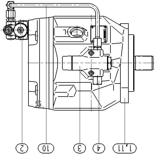 AH A10V O 74 DFLR/31R-VSC59N00 -S1864 — Zeichnung