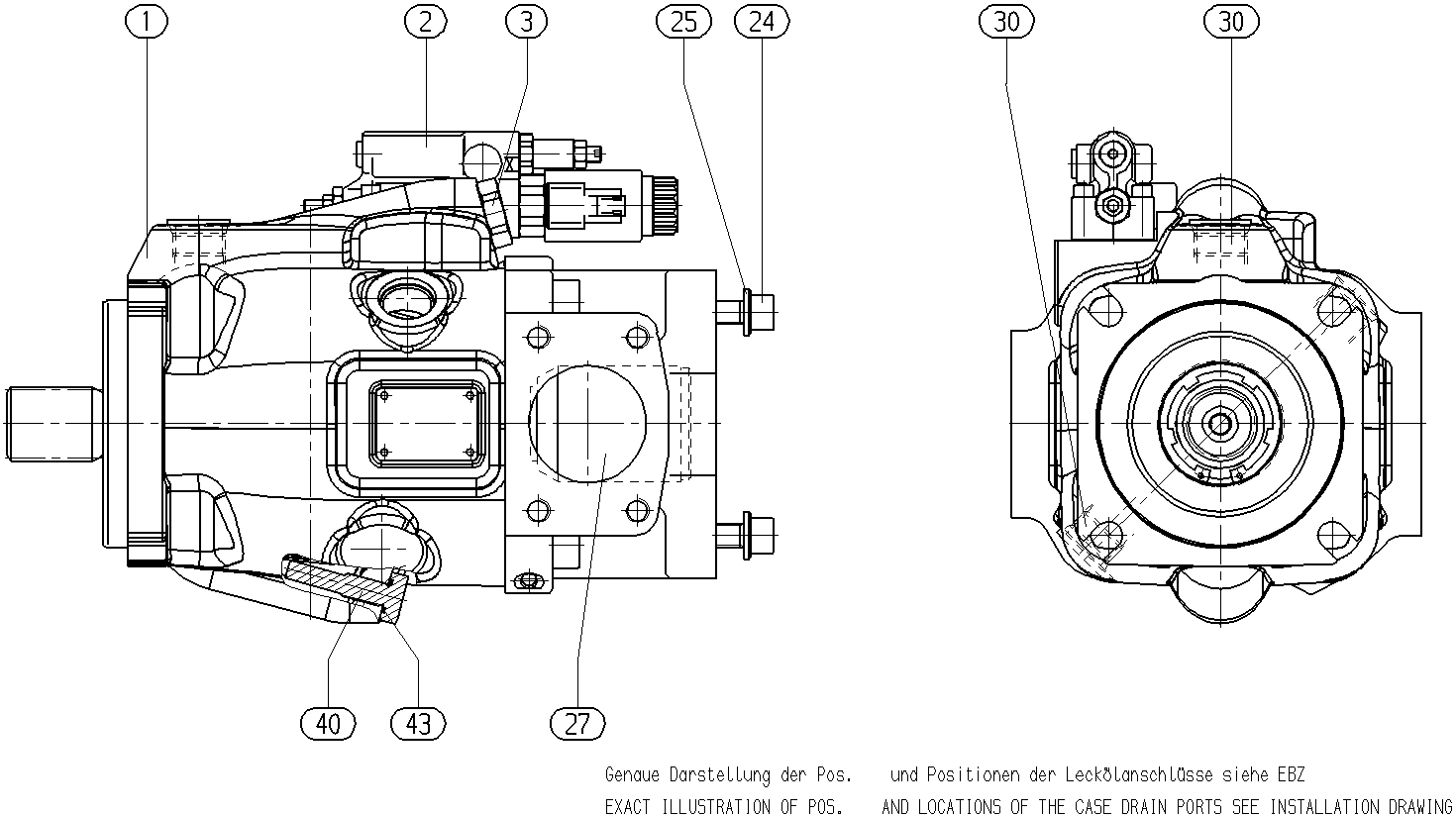 A A10V O 45ED 72/53L-VWC62K01T — Zeichnung
