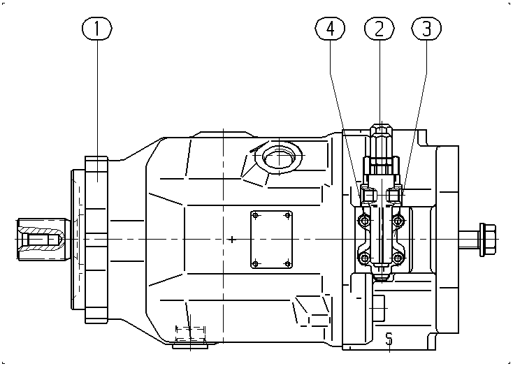AXIAL-PISTON PUMP — Zeichnung