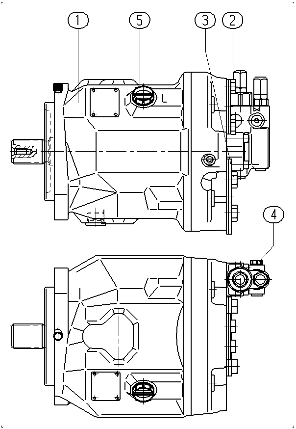 AL A10V O 74 DRG /31L-VSC91N00 -S1063 — Zeichnung