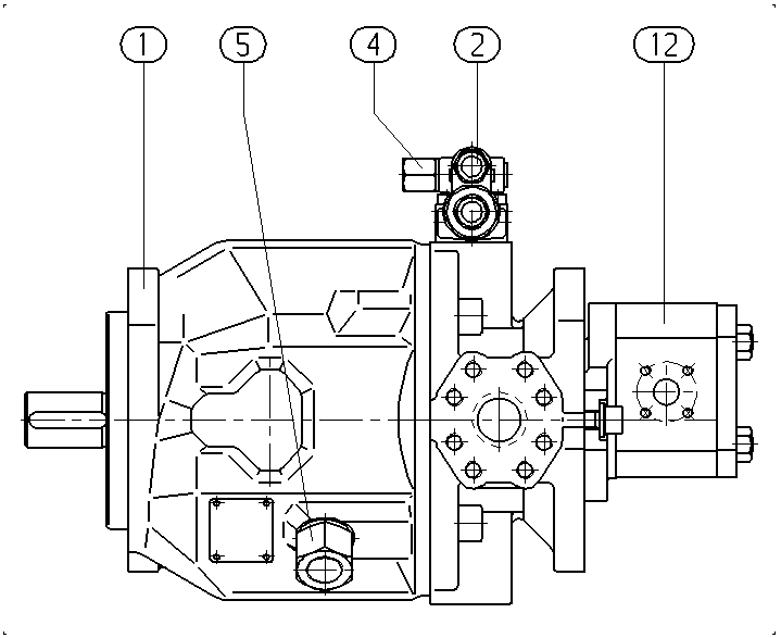 A A10V O 71 DFR1/31L-PPC12G30 — Zeichnung