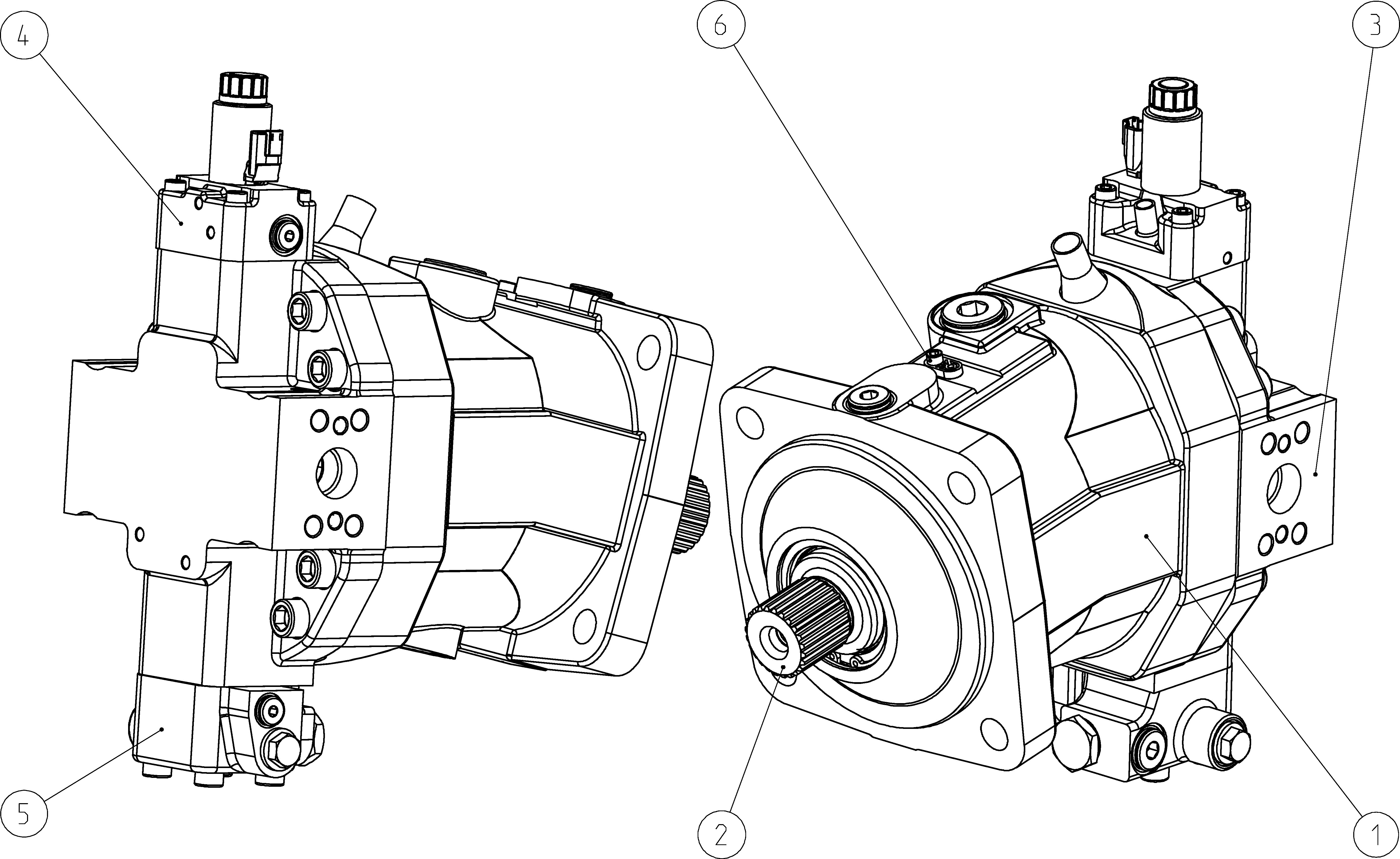 A6VM215EP600P000C/71MWV0S4A22DU-0 — Zeichnung