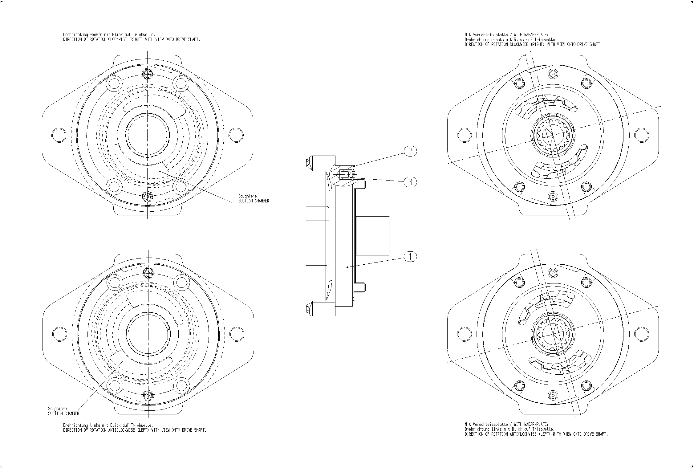 INTERNAL GEAR PUMP — Zeichnung