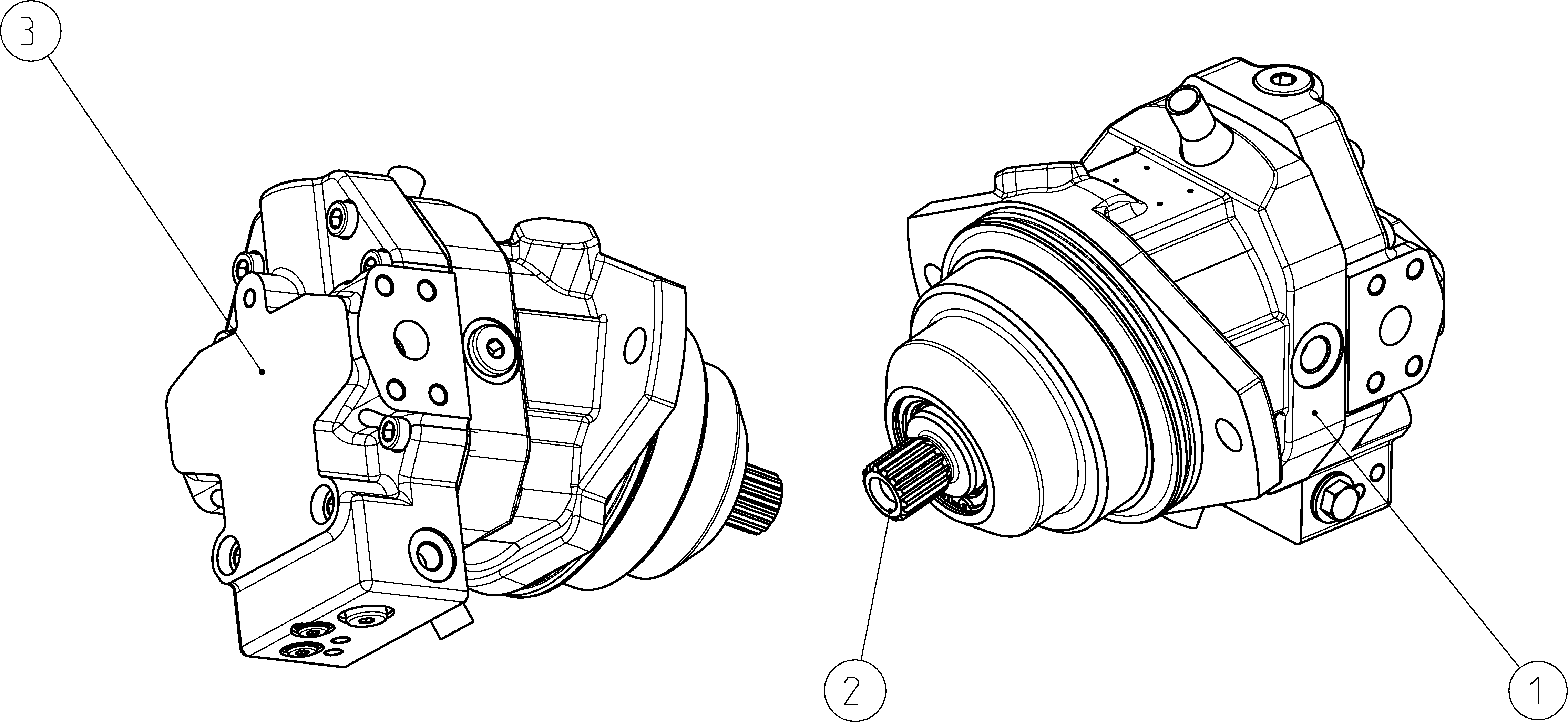 A6VE55HZ3/63W-VZL020B — Zeichnung