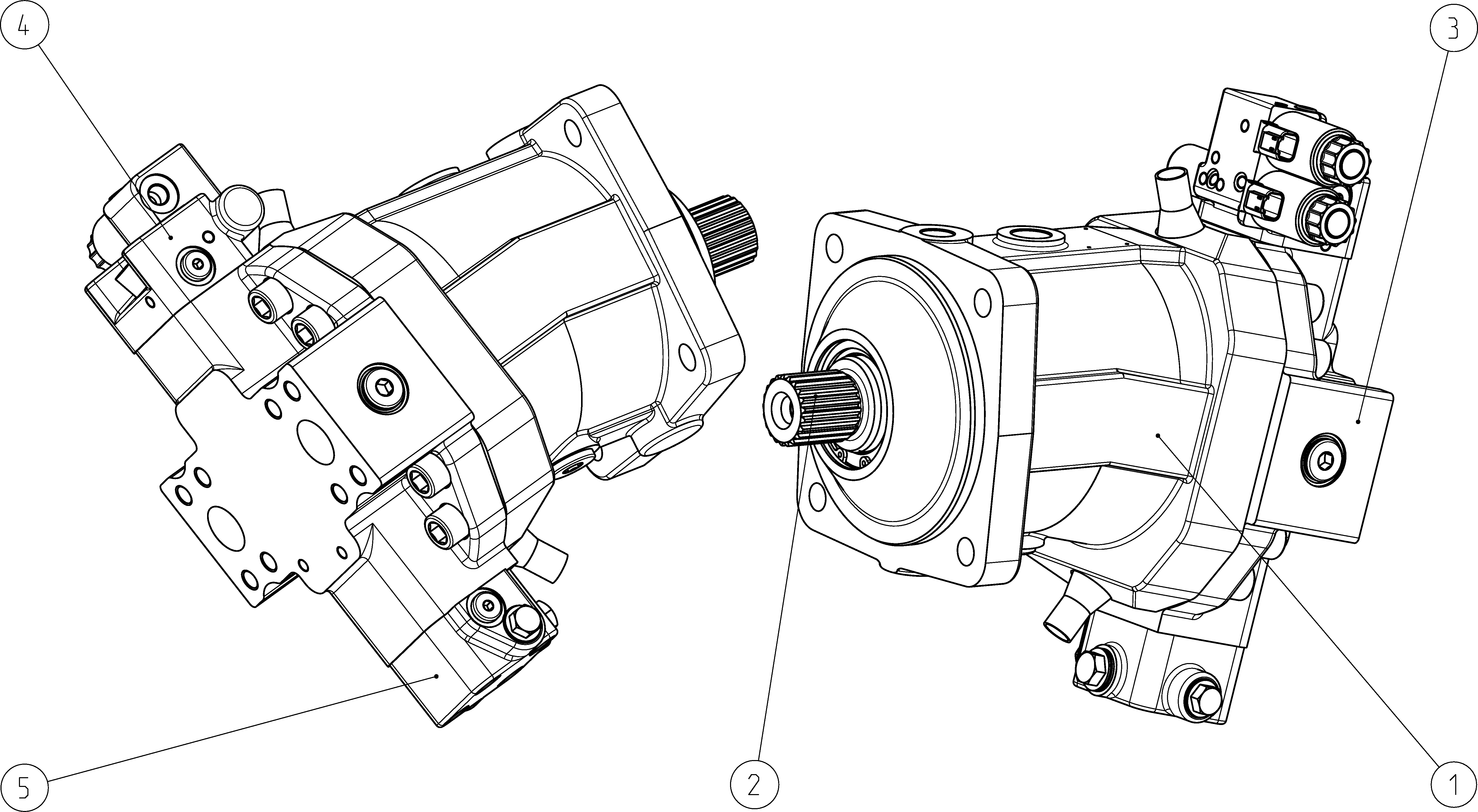 A6VM140DA5/63W-VZB0170PB-S — Zeichnung