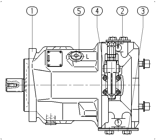 AL A10V O 45 DFR /31R-VSC62K68 -S1032 — Zeichnung