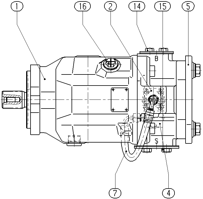 A A10VSO 71 DFEH/31L-PRA12KD5 -SO479 — Zeichnung