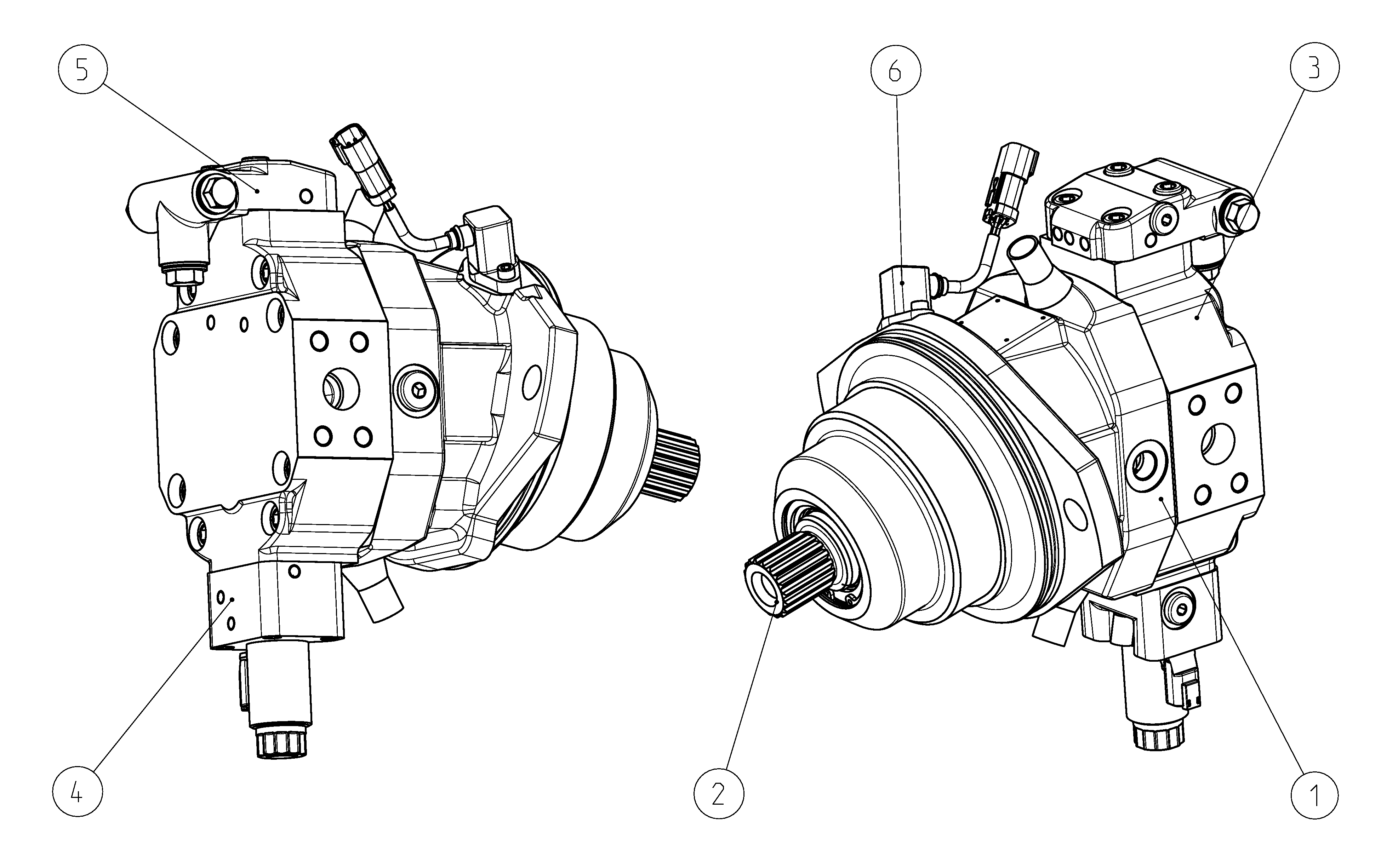 A6VE80EP1/63W-VAL027HPA — Zeichnung