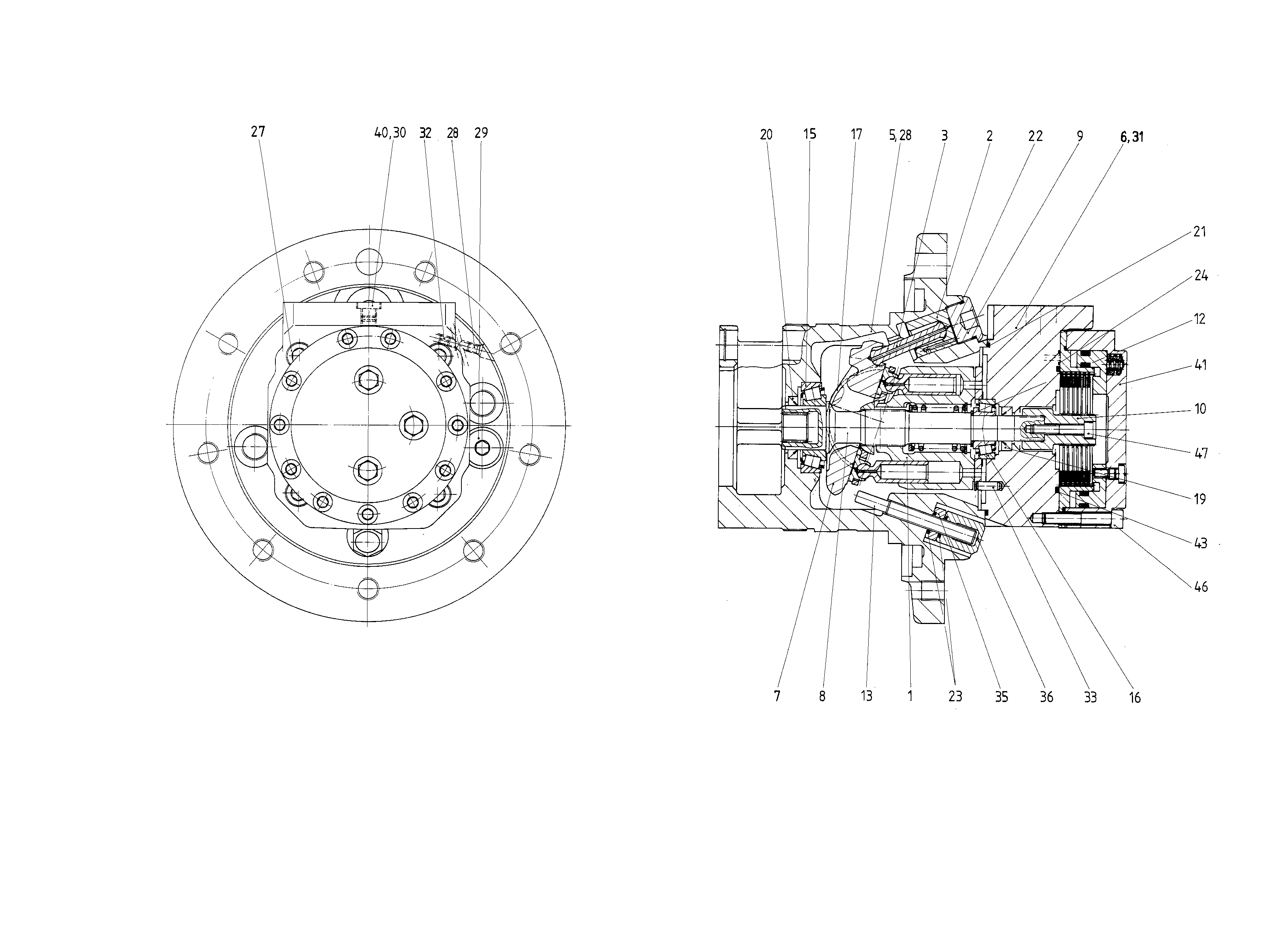 G A10V T 28 OV /50W1-PNN68B01 GFT5 — Zeichnung