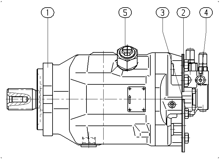 AL A10V O100 DFR /31L-PTC11N00 — Zeichnung