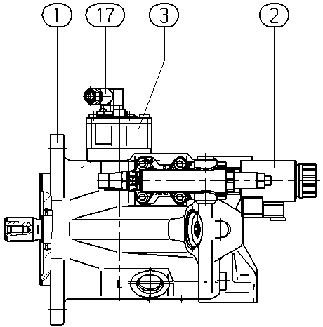 AXIAL-PISTON PUMP — Zeichnung