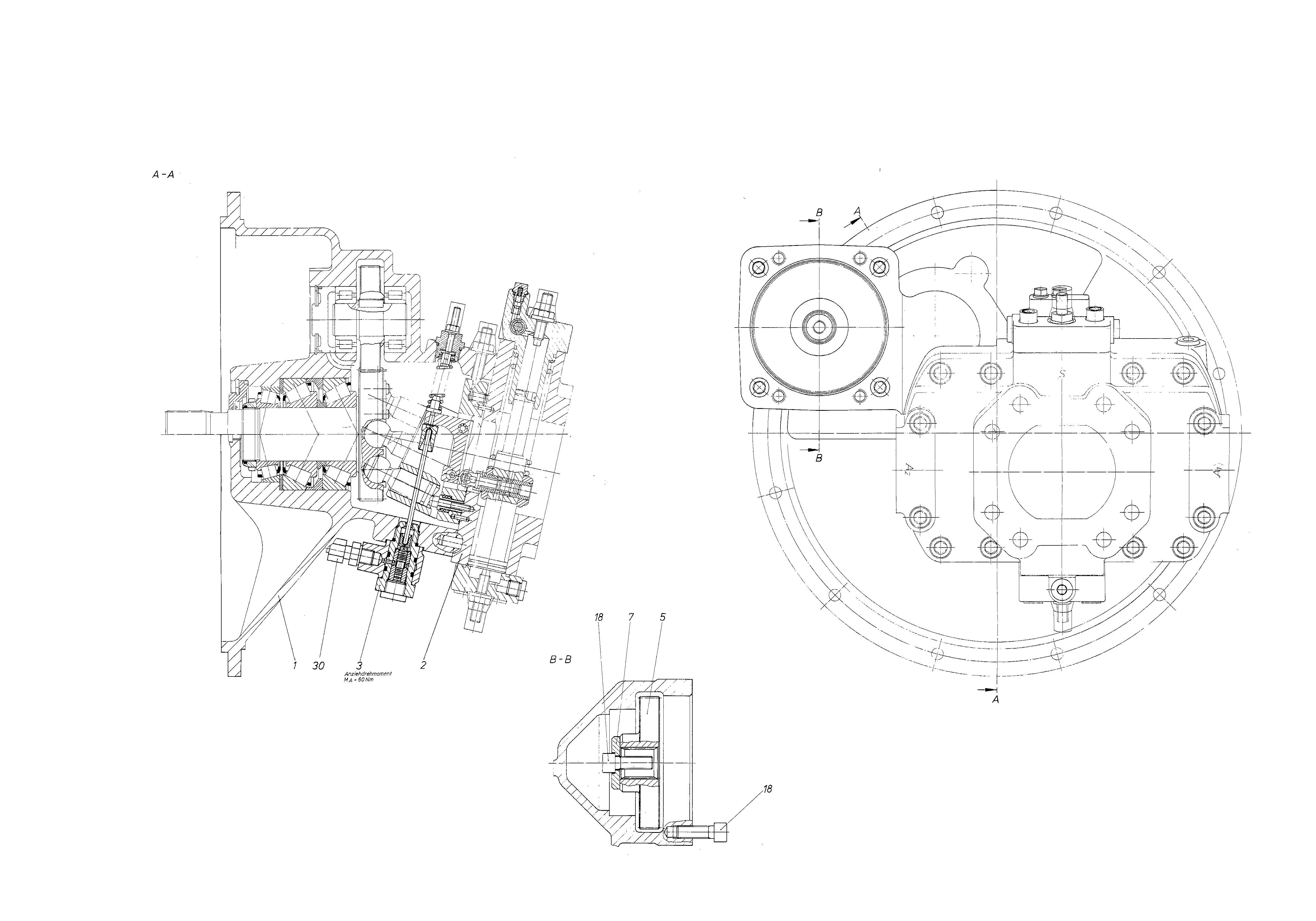 A8VO80SR3/60R1-PZG05K30 — Zeichnung