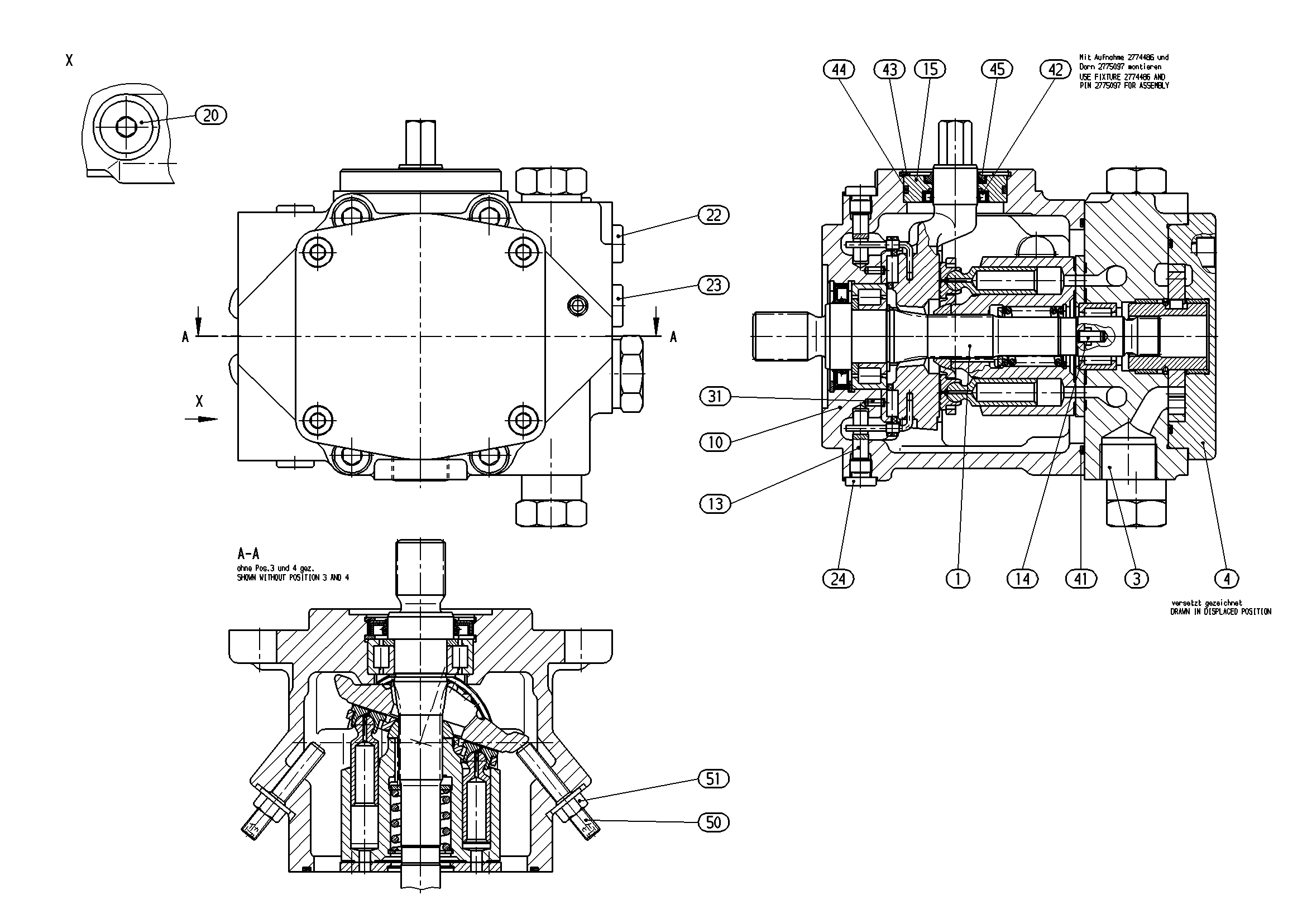 AXIAL-PISTON PUMP — Zeichnung