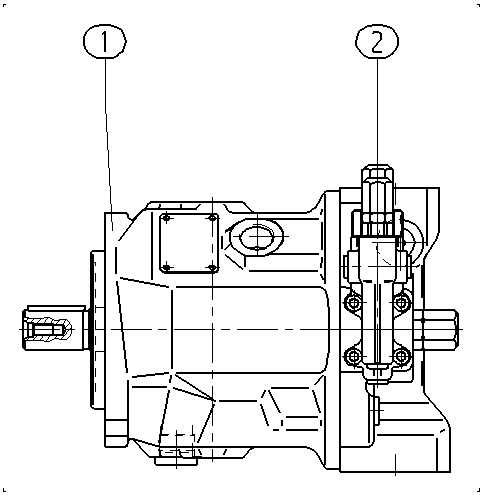A A10VSO 28 DR /31R-PPA12N00 -SO239 — Zeichnung
