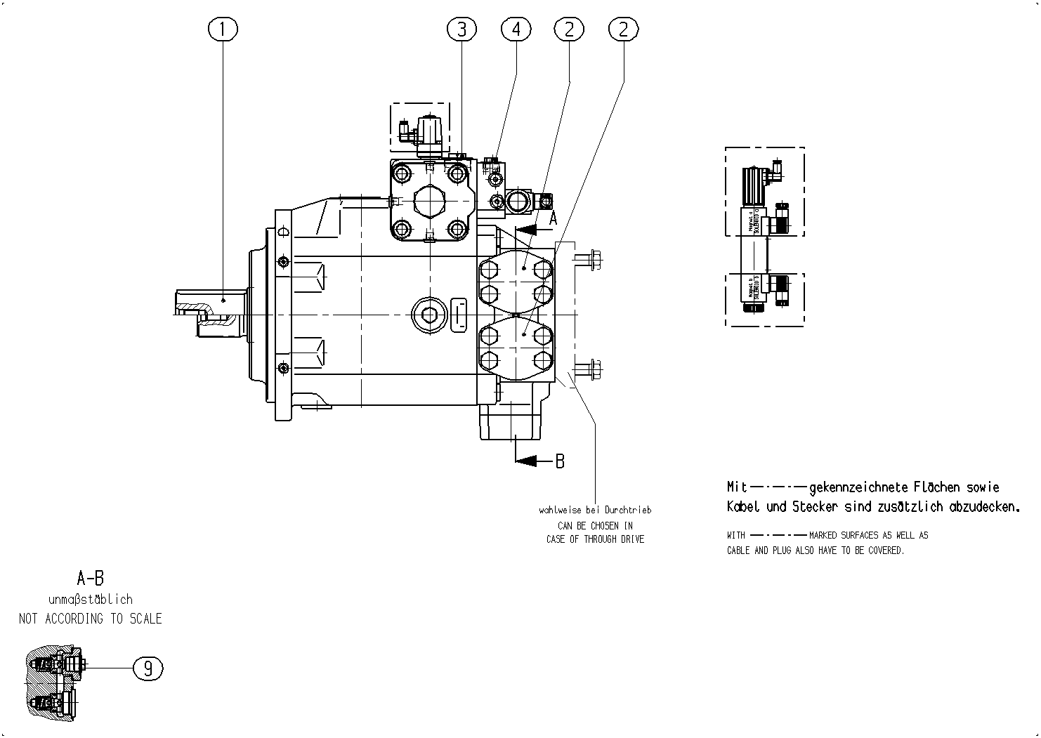PL A4VSG 500 HS4 /30R-PPH10K670N-S1816 — Zeichnung