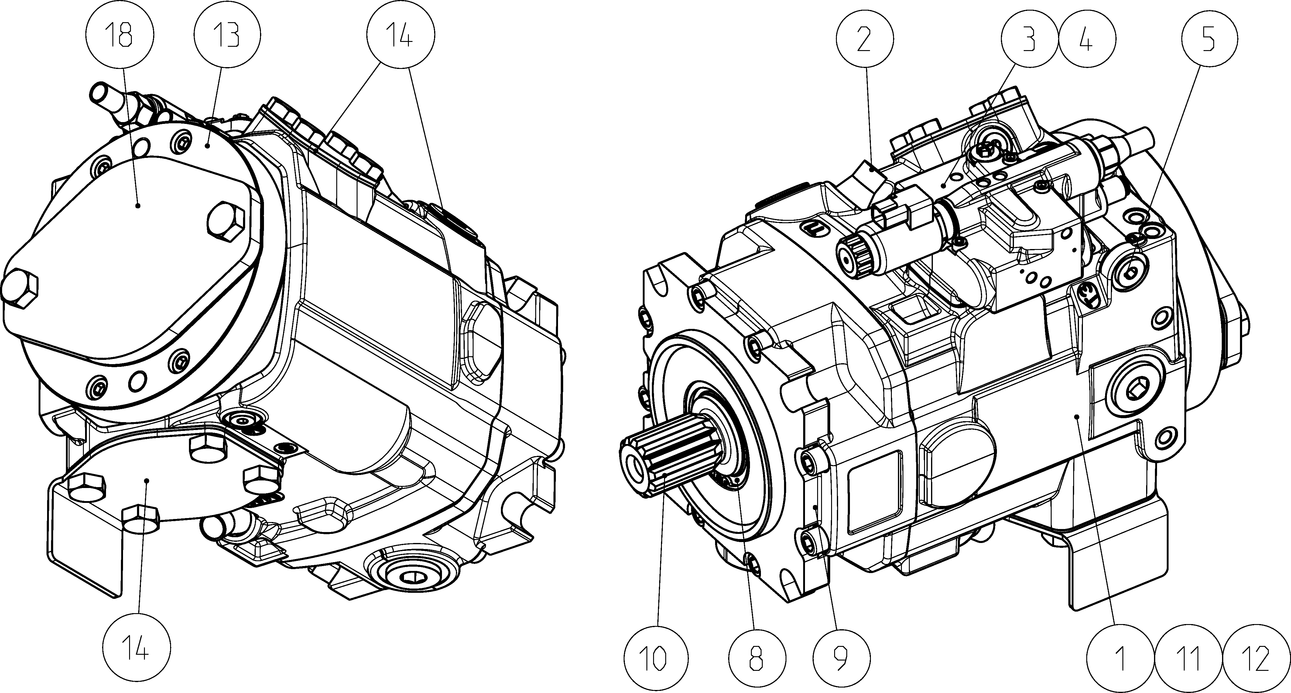 LA11VO145L3S0AP0/40ALVD4T11EC3S70-0E — Zeichnung